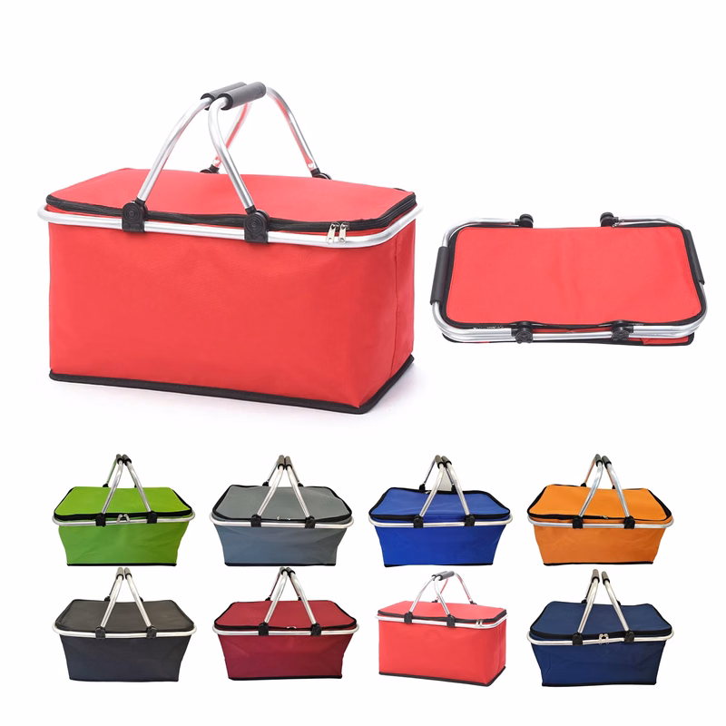 Outdoor Insulated Picnic Basket Bag