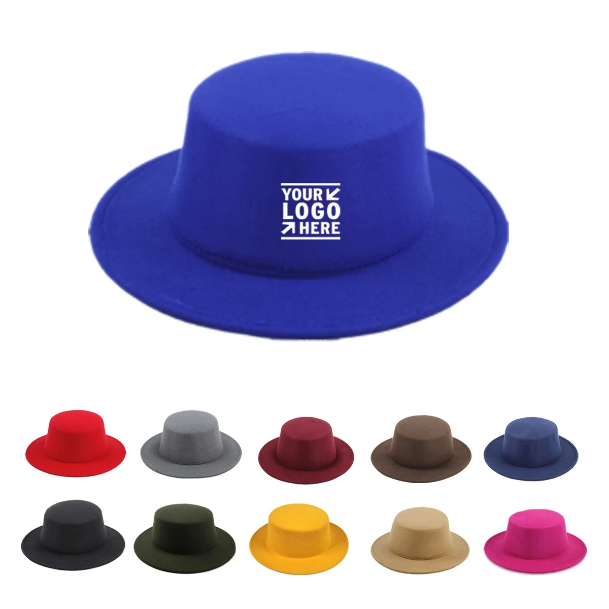Fedora Hat Brim Flat 1