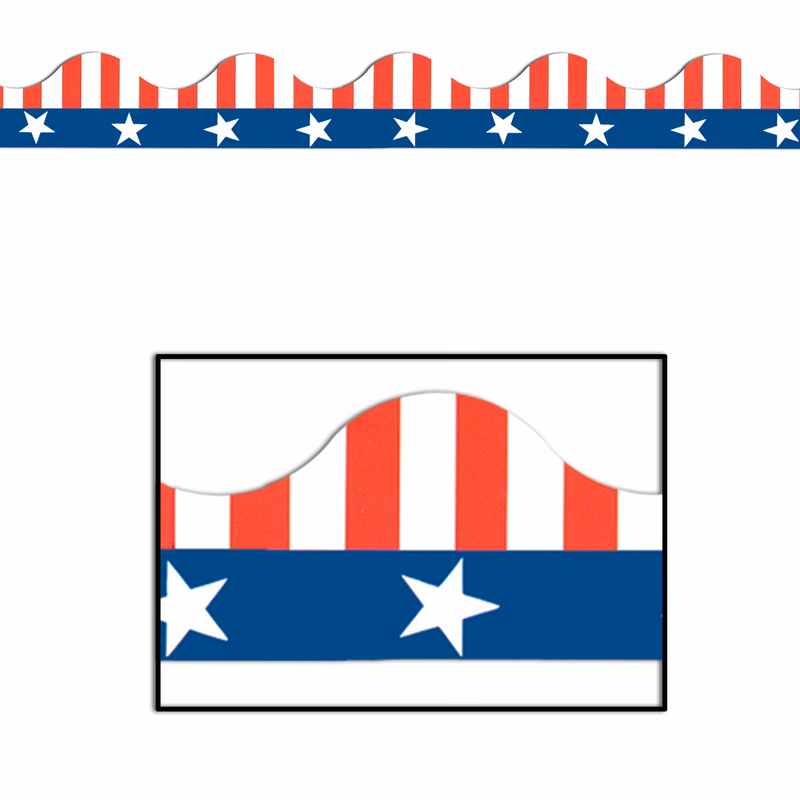 Patriotic Border Trim