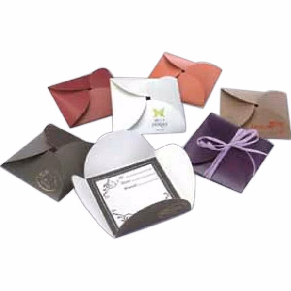 Colored Tulip Style Gift Certificate Folder