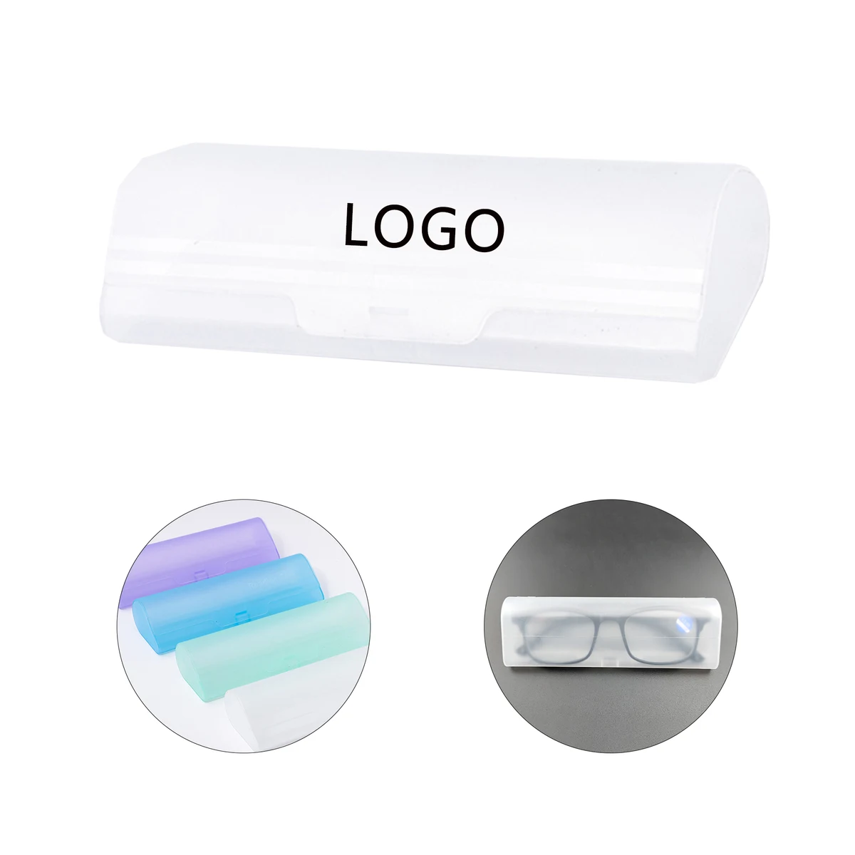 Lightweight Plastic Reading Glasses Case Pressure-Proof Box 1