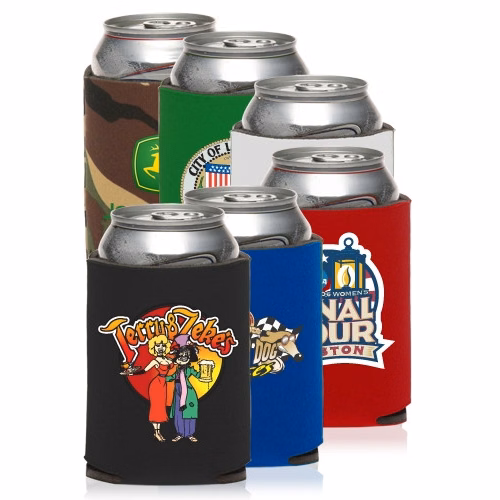 Full Color Budget Collapsible Can Cooler