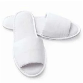 Woman's Open Toe Microfiber Slipper (Overseas - Embroidered) 1