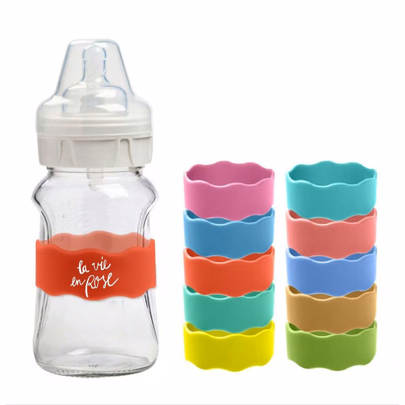 Flexible Silicone Bottle Sleeve With Anti-Slip Protection