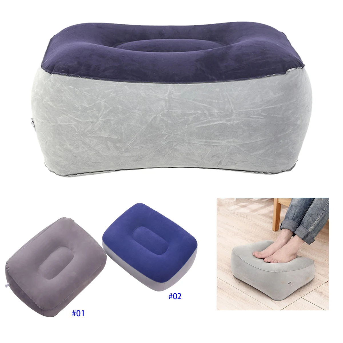 Inflatable Air Foot Rest 1