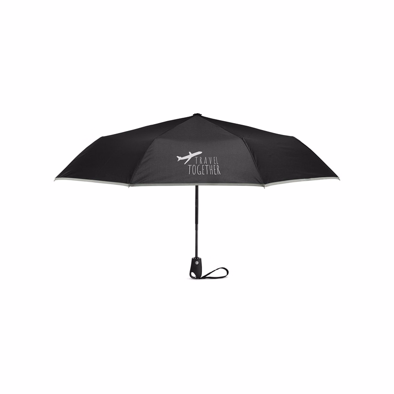 42" Auto-Open Umbrella With Reflective Trim