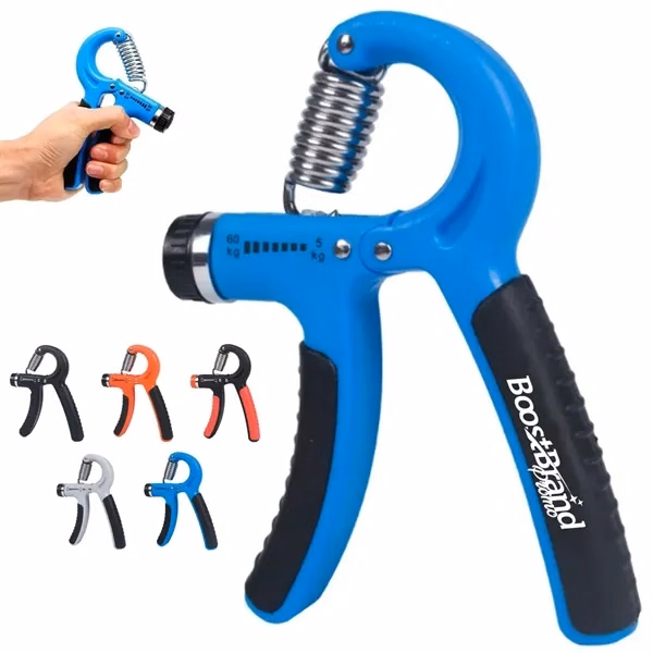 Custom Adjustable Hand Gripper with Progressive Resistance — Fitness & Corporate Wellness
