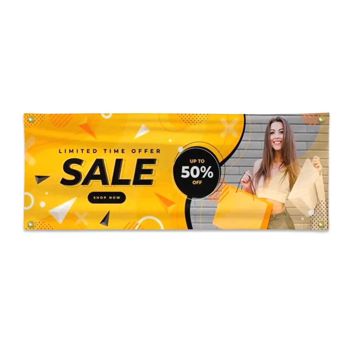 Digitally Printed 9 mil Poly Banner 3' x 8' 1