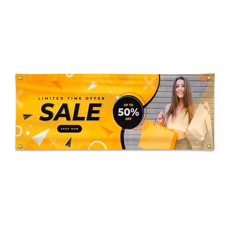 Digitally Printed 9 mil Poly Banner 3' x 8'