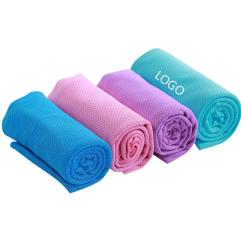 Sports Single Color Chilling Cool Towel--32" x 12" 1