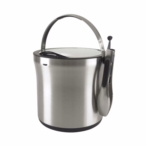 OXO Steel Ice Bucket and Tong Set