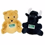 7" Bear/black bull w/ direct full color imprints