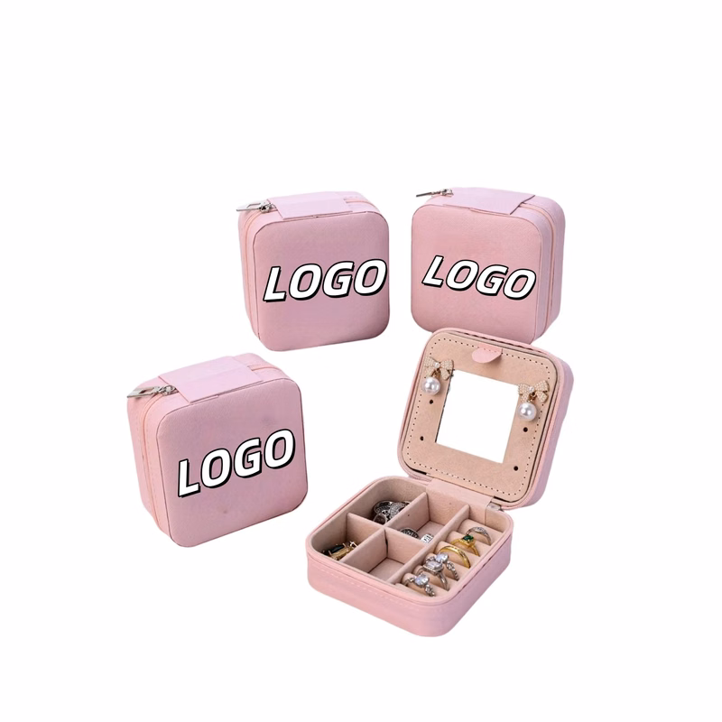 PU Leather Jewelry Storage Box