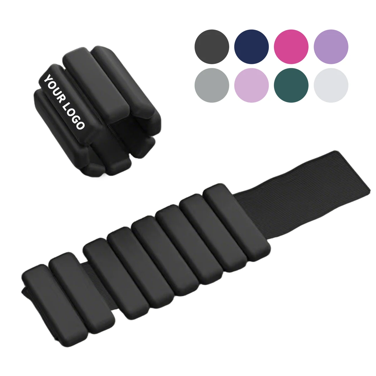 Adjustable Wrist Ankle Weight Bracelet Two Pound Pair 1