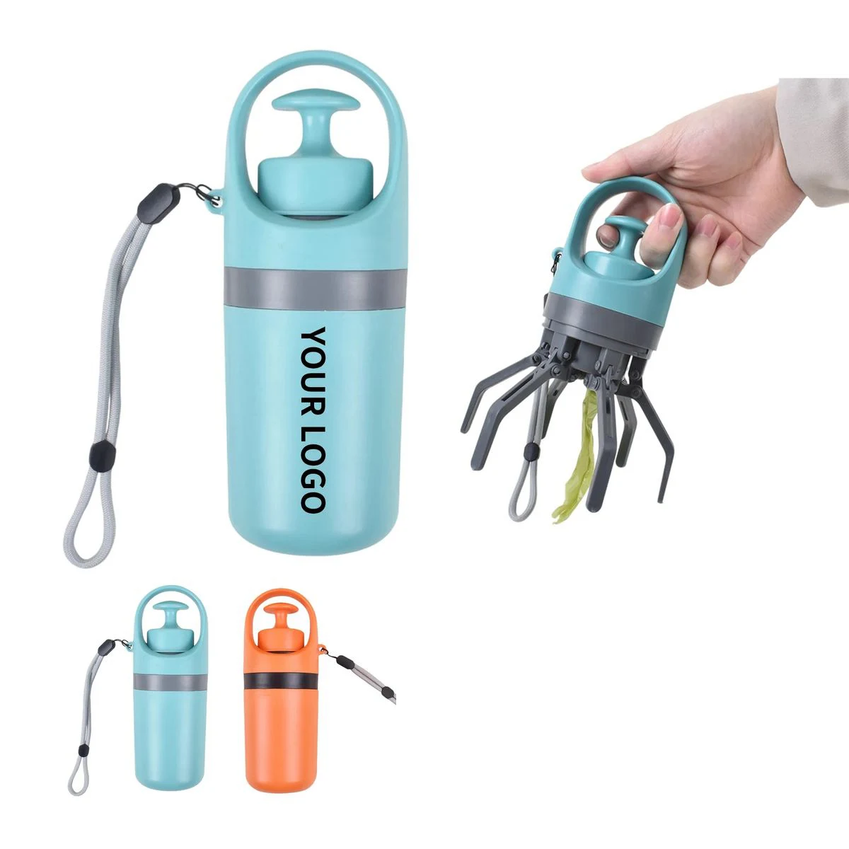 Compact Pet Waste Remover with Built In Storage 1