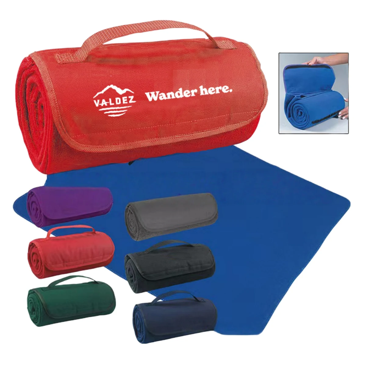 Portable Roll Up Blankets 1