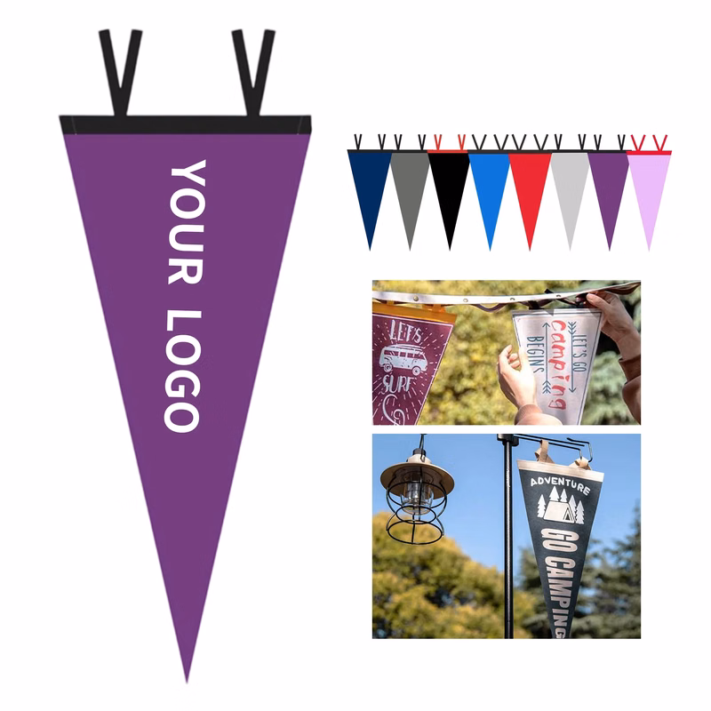 Full-Color Felt School Spirit Pennant