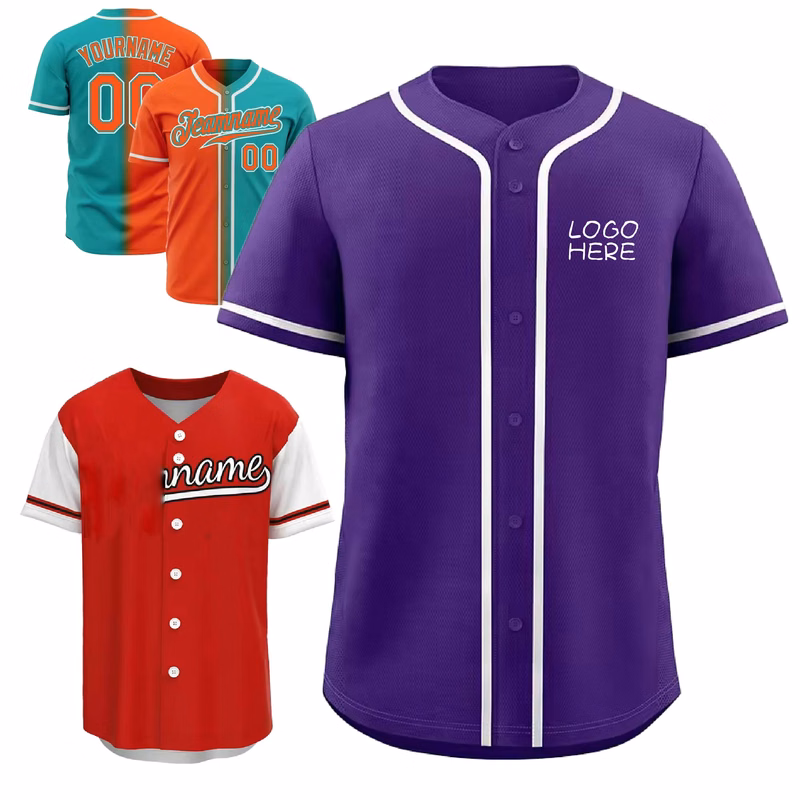 Short Sleeve Baseball Jersey Shirt