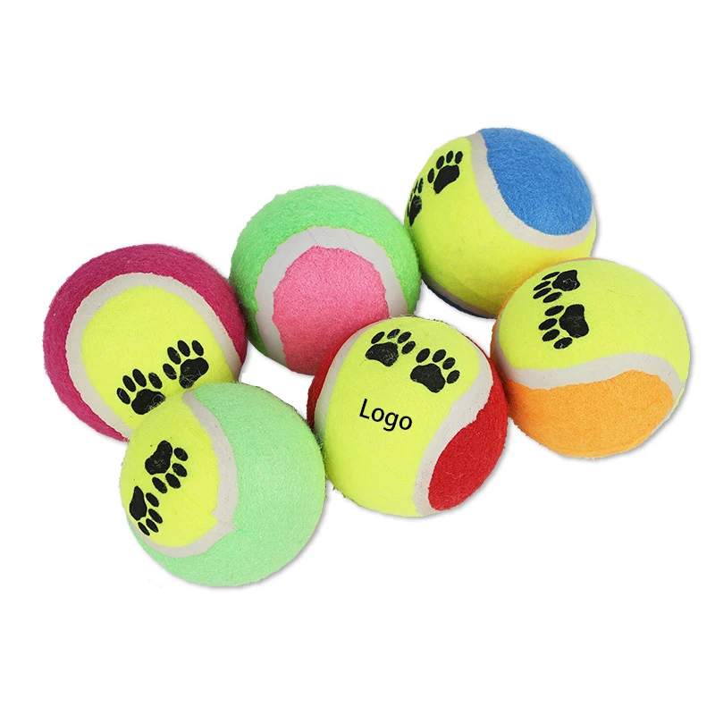 Creative Paw Print Pet Toy Tennis Ball 1
