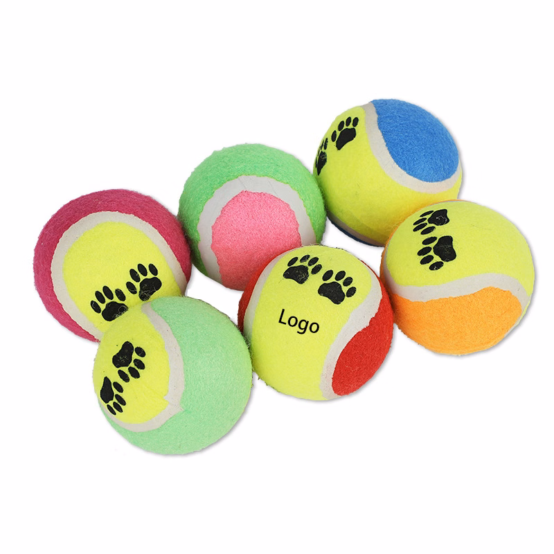 Creative Paw Print Pet Toy Tennis Ball