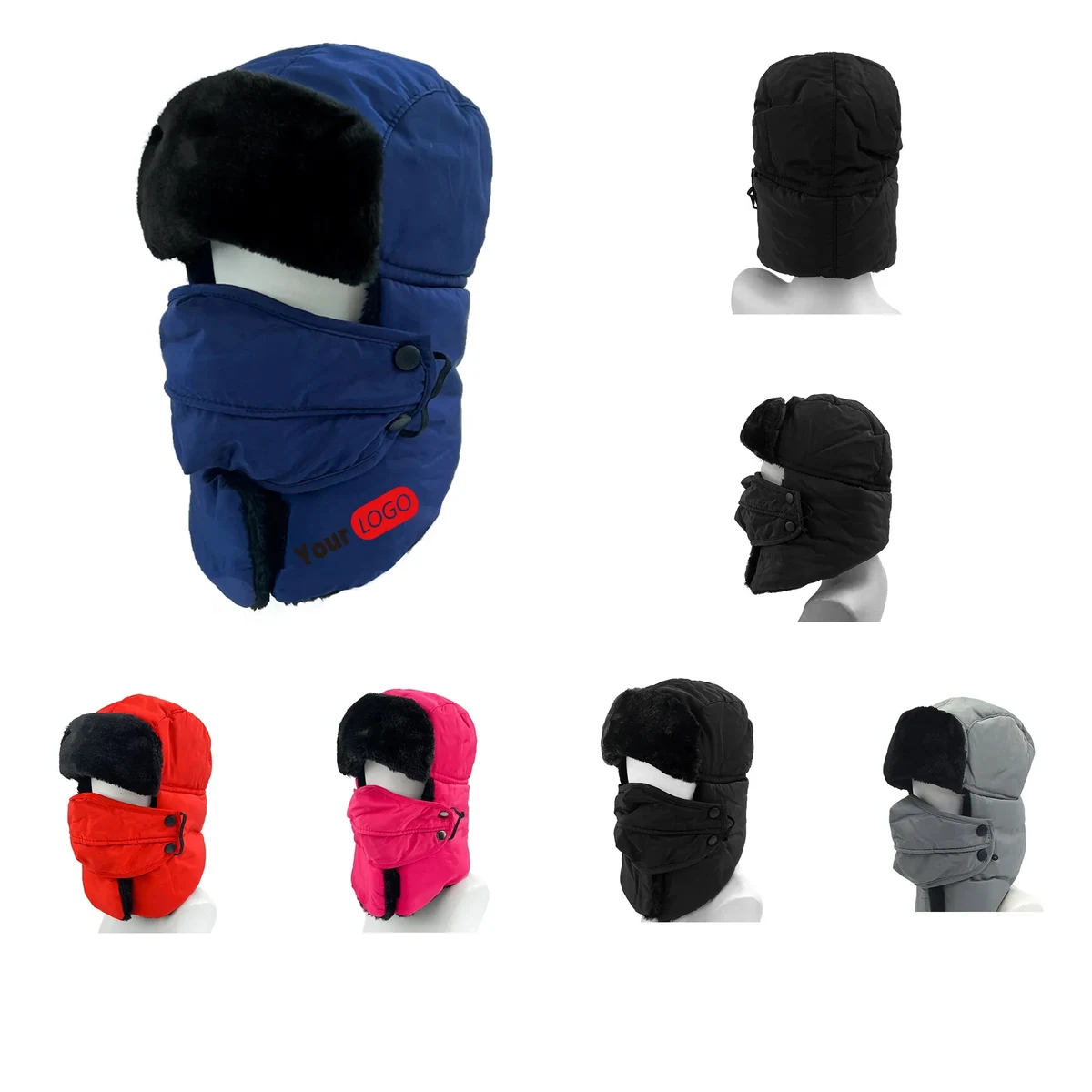Winter Windproof Trapper Hat 10pcs 1