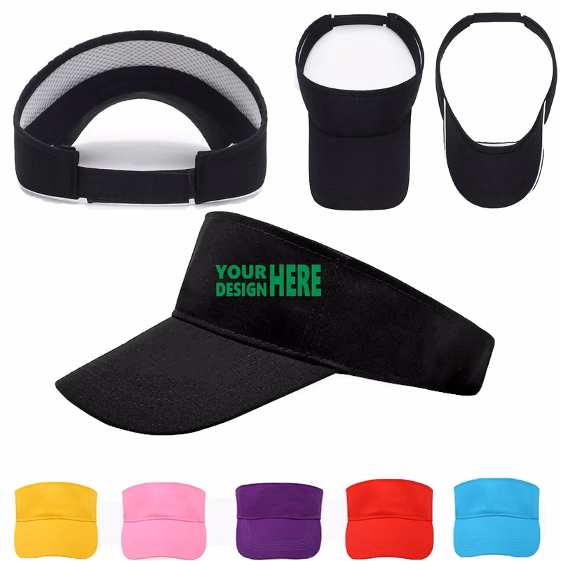 Custom Logo Fashion Cotton Twill Sun Visor Summer Hat Kids