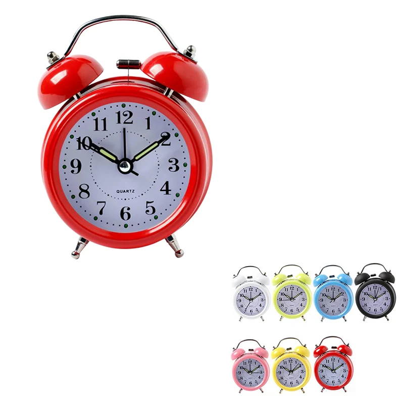 Classic Mute Alarm Clock w/ LED Light 1