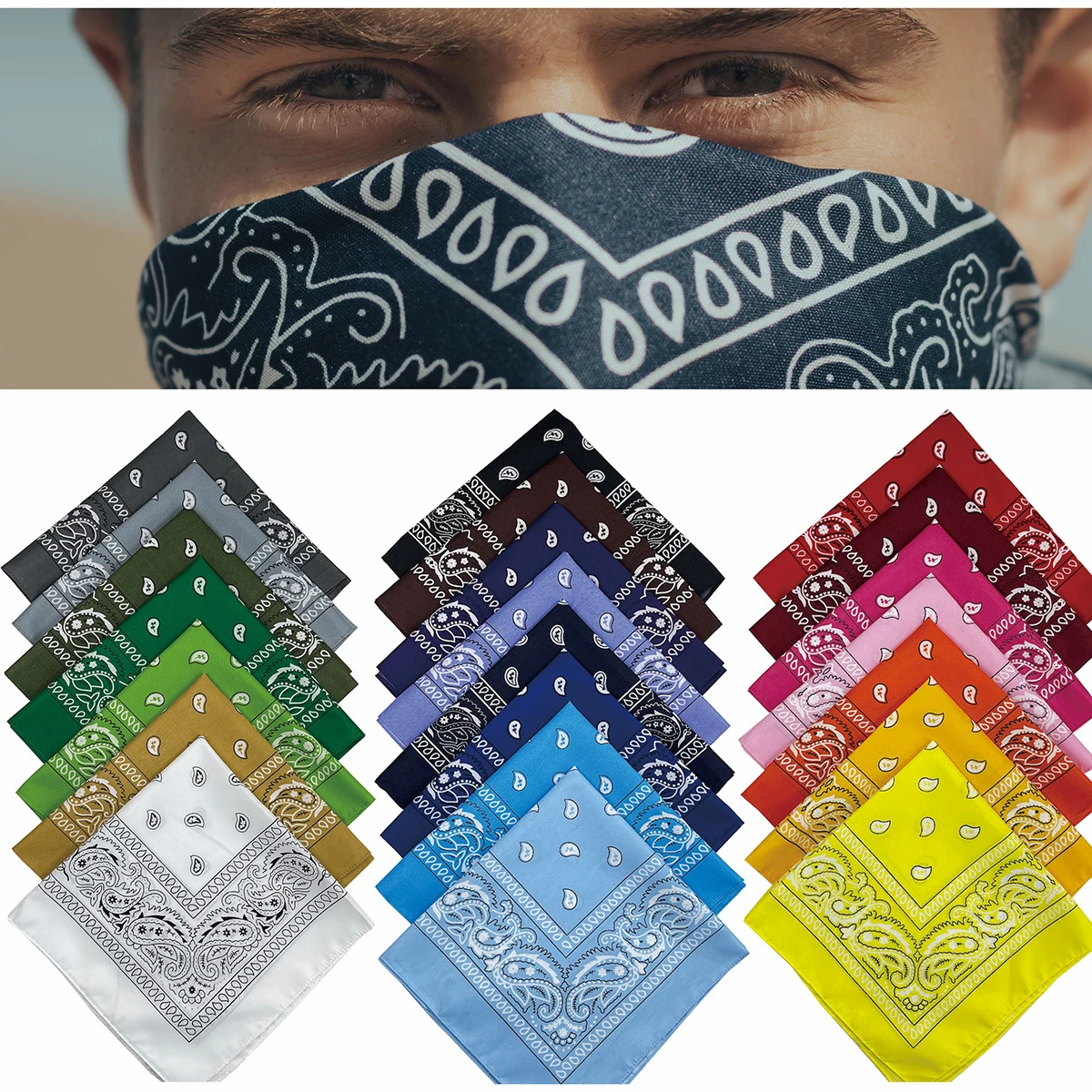 Polyester Square Bandannas 1