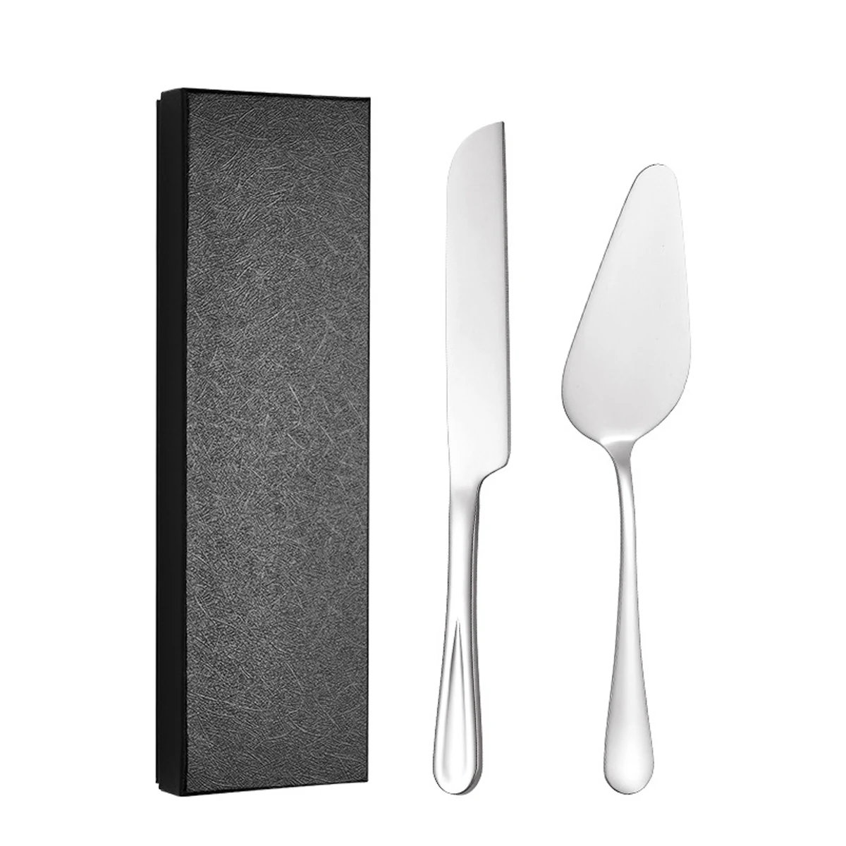 Reusable Stainless Steel Cake Knife and Server Set 1