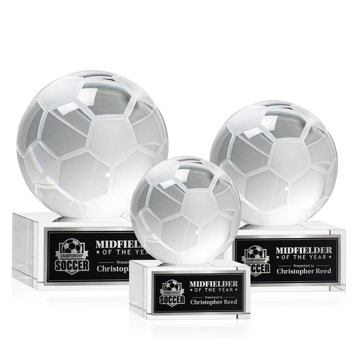 Soccer Ball Award on Hancock Base 1