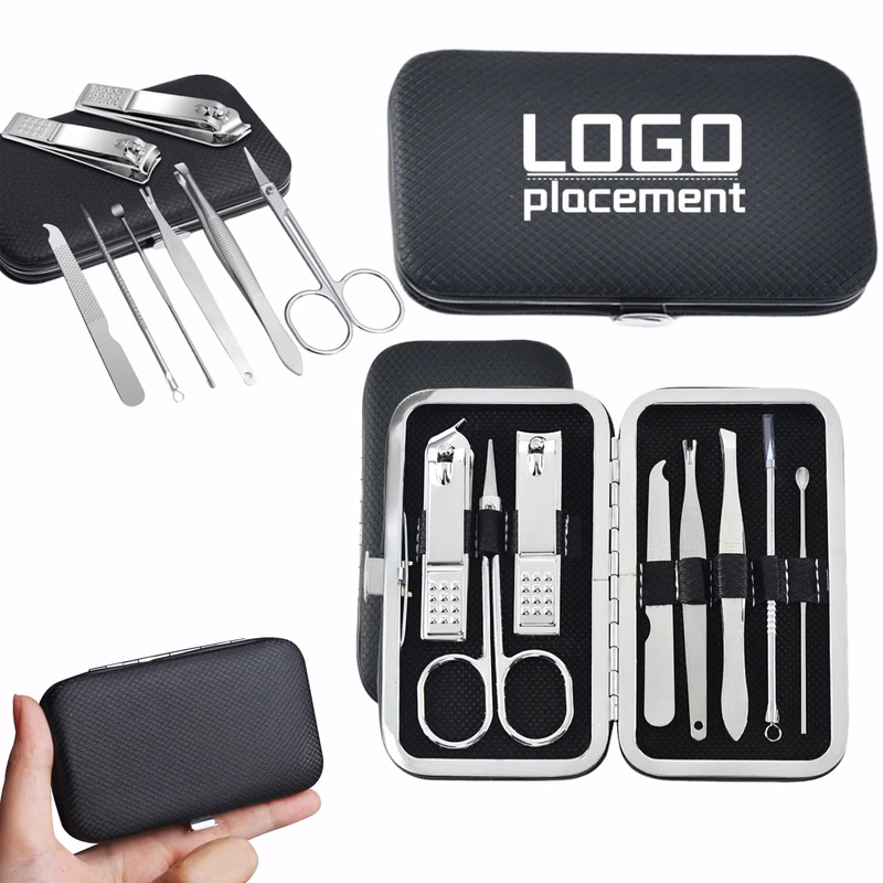 Portable 8-Piece Nail Care Set, Home Manicure Tool Kit