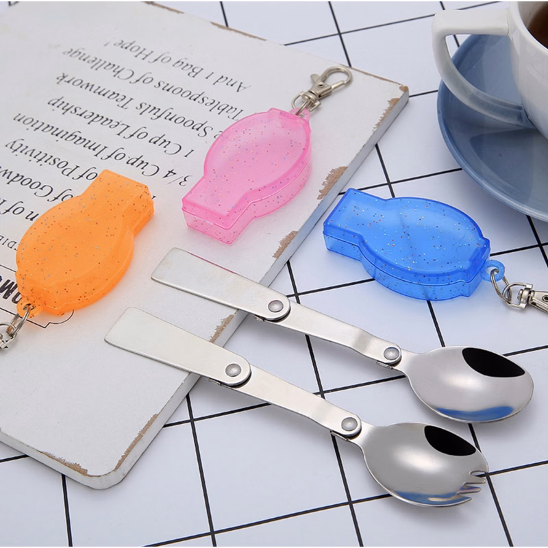 Folding Spoon With Case