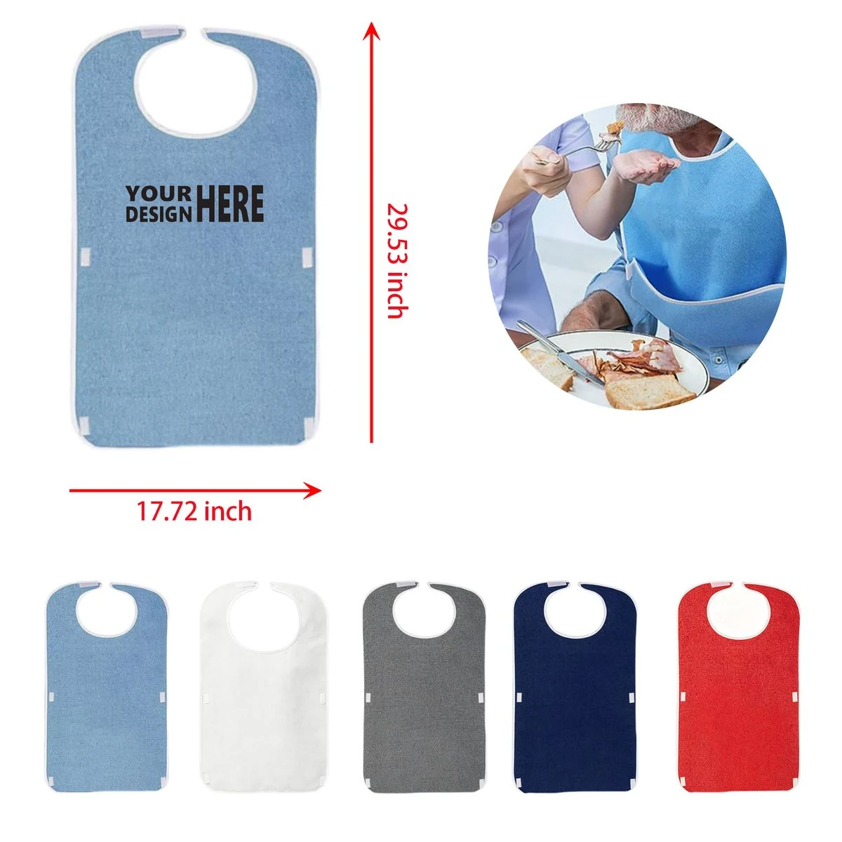 Adult Stain Resistant Dining Apron 1