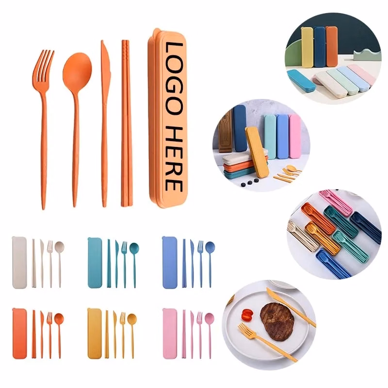 4-Piece Wheat Straw Cutlery
