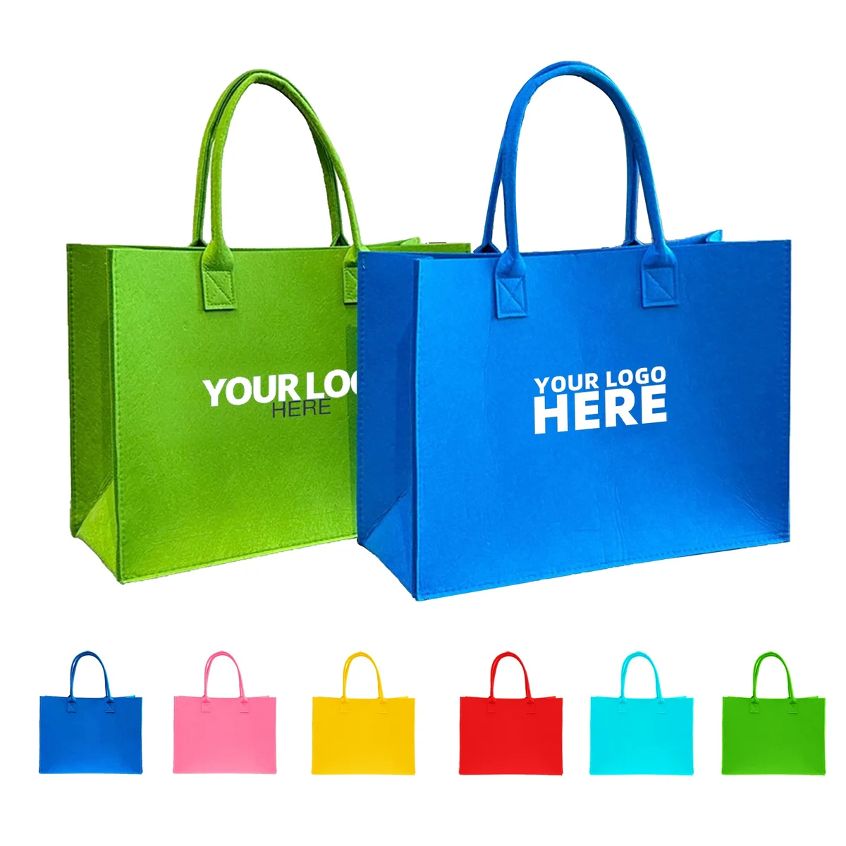 Felt Tote Bag With Handle 1