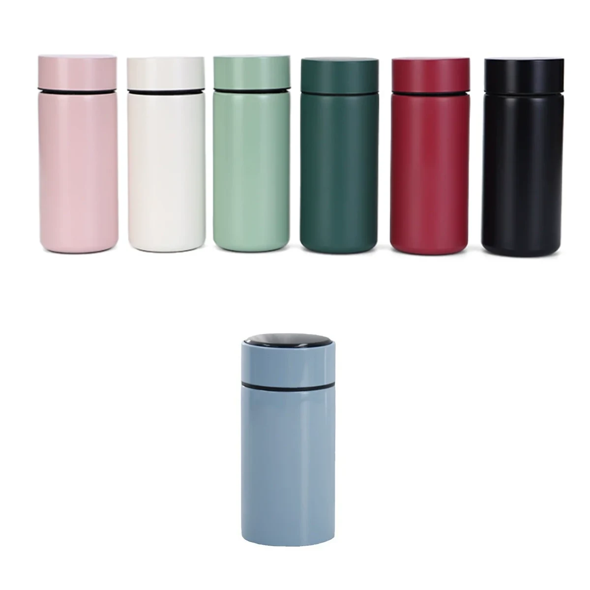 Smart 6.8 Oz Portable Temperature Display Thermos Bottle Custom 1