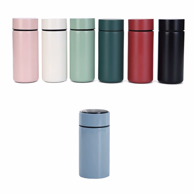 Smart 6.8 Oz Portable Temperature Display Thermos Bottle Custom