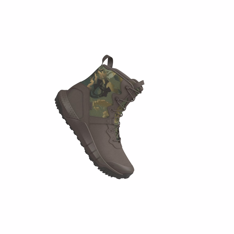 Men's UA Micro G Valsetz Leather Waterproof Camo Tactical Boots 