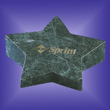 MARBLE STAR PAPER WEIGHT