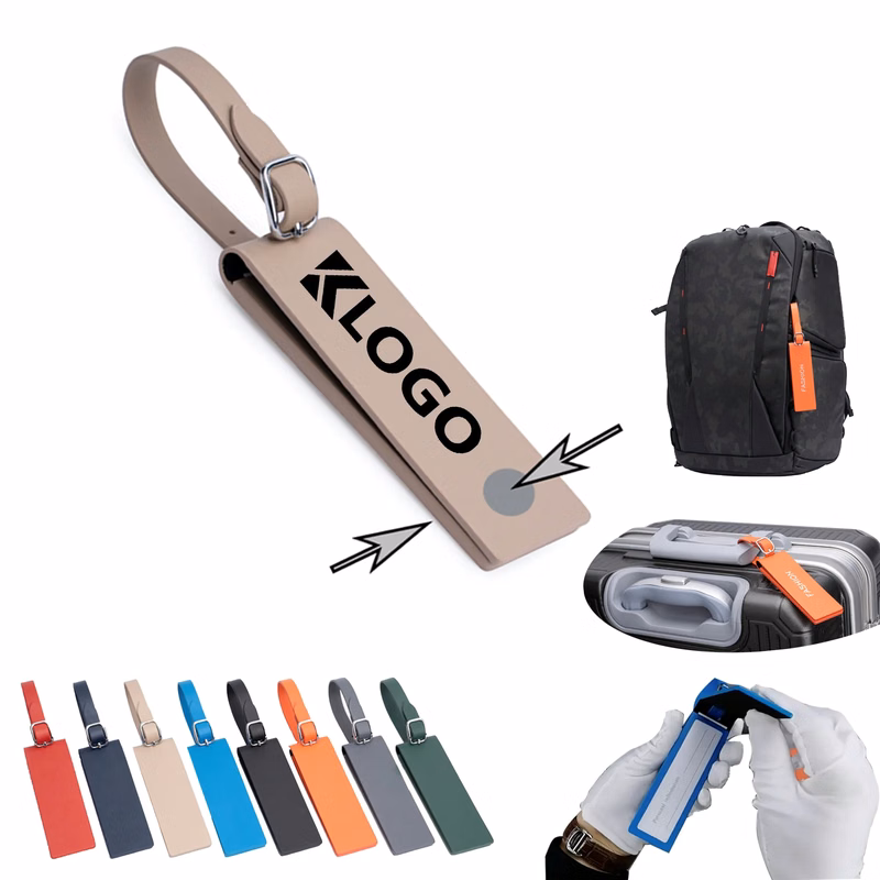 Magnet PU Luggage Tag MOQ50