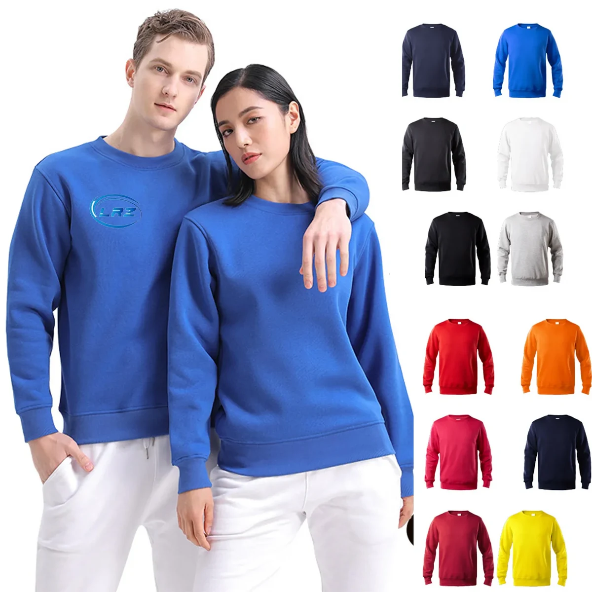 Crewneck Sweater, custom hoodie or sweatshirt with logo imprint 1
