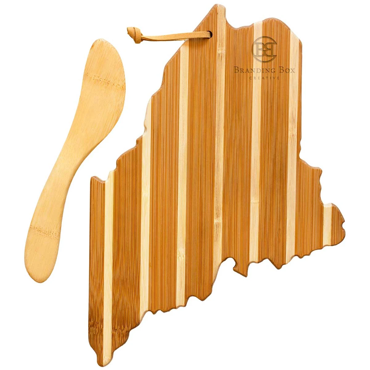 Maine Charcuterie Board with Spreader Knife Gift Set 1