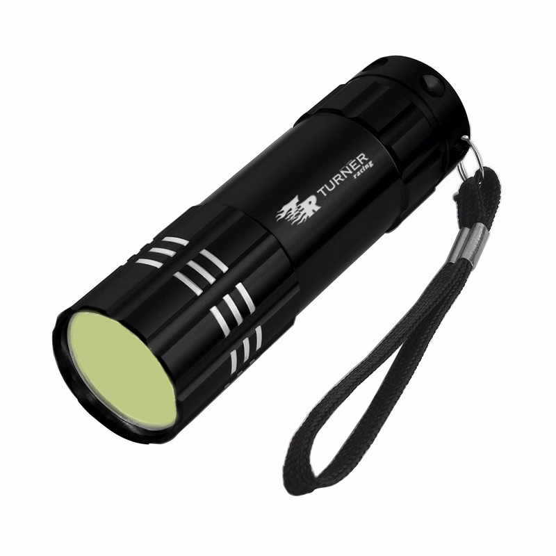 COB LED Flashlight with Wrist Strip