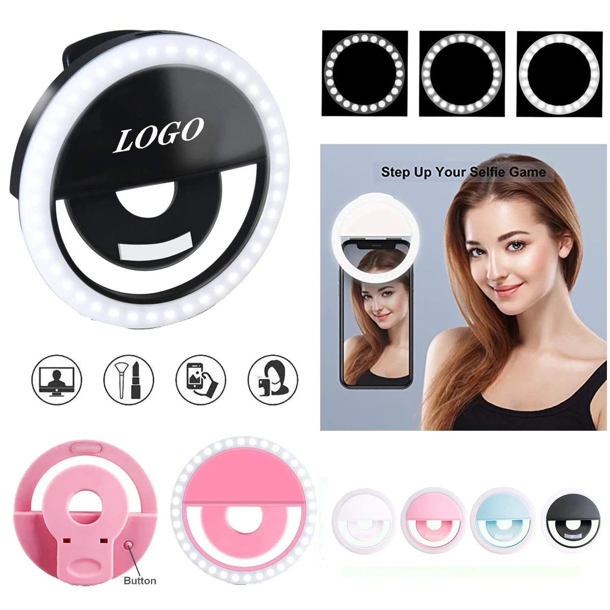 Rechargeable Mini Selfie Fill Light 1