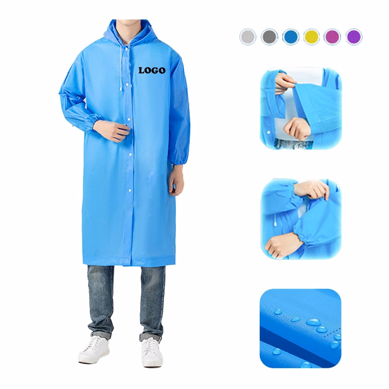 MOQ 50 pcs Hooded Rain Jacket