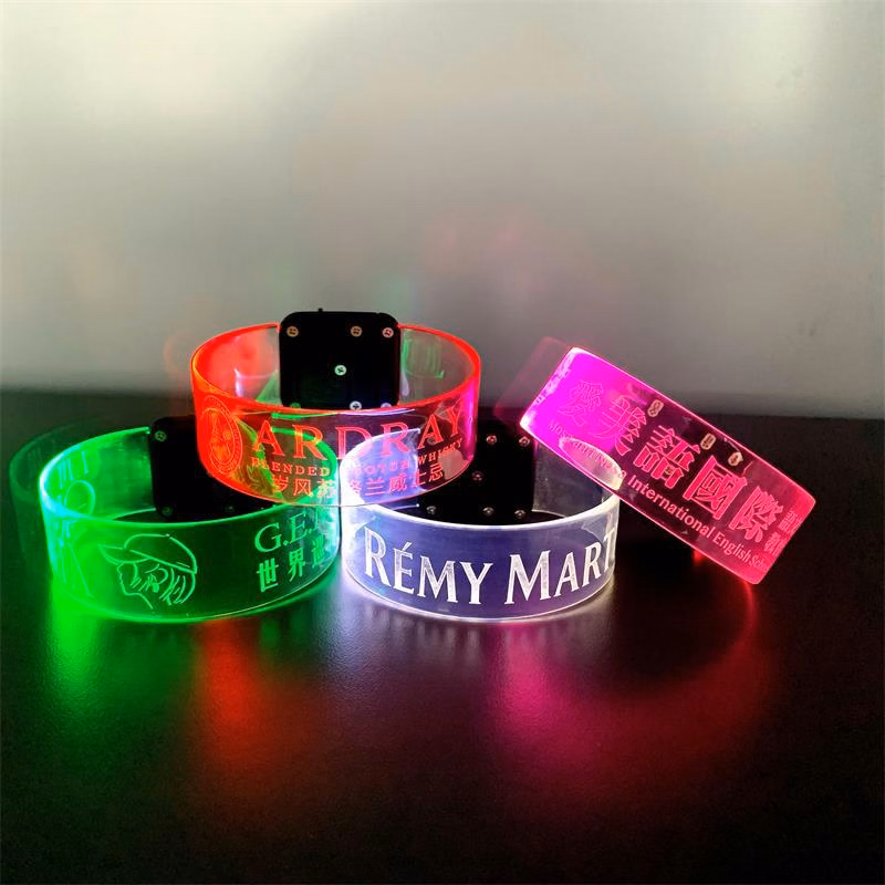 LED Light Up Bracelet with Magnet