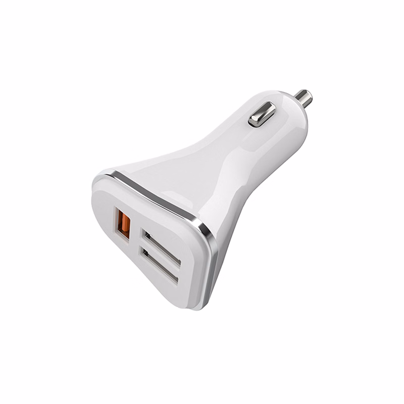 3-Ports Quick USB Car Charger, 33W
