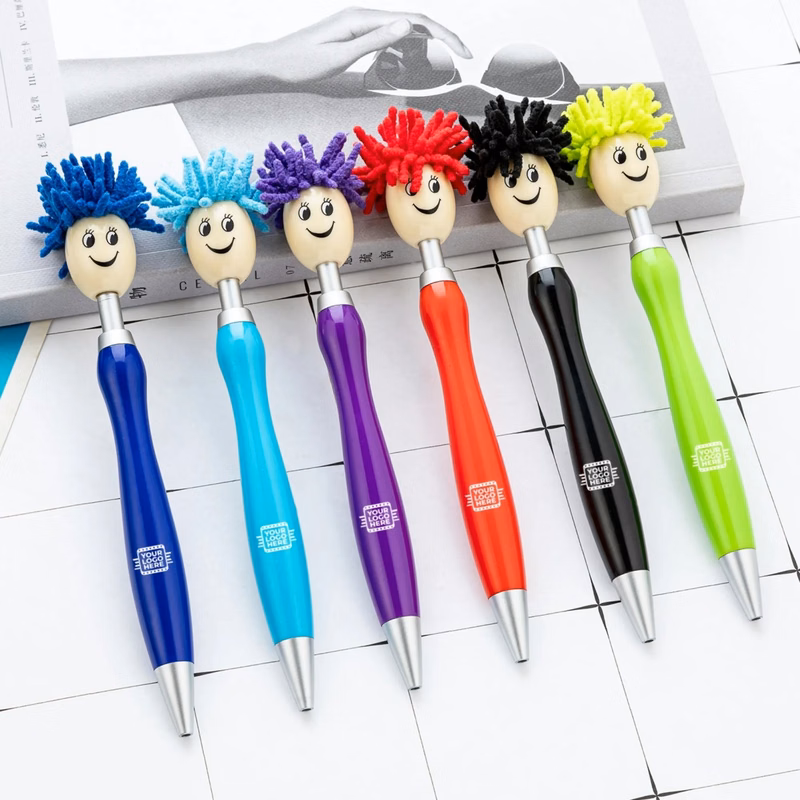 Plush Doll Gyro Ballpoint Stress Pen