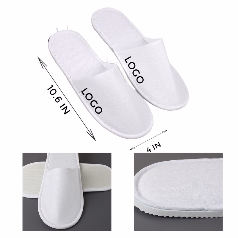 Comfort Focused Hotel Brushed Fabric Slippers
