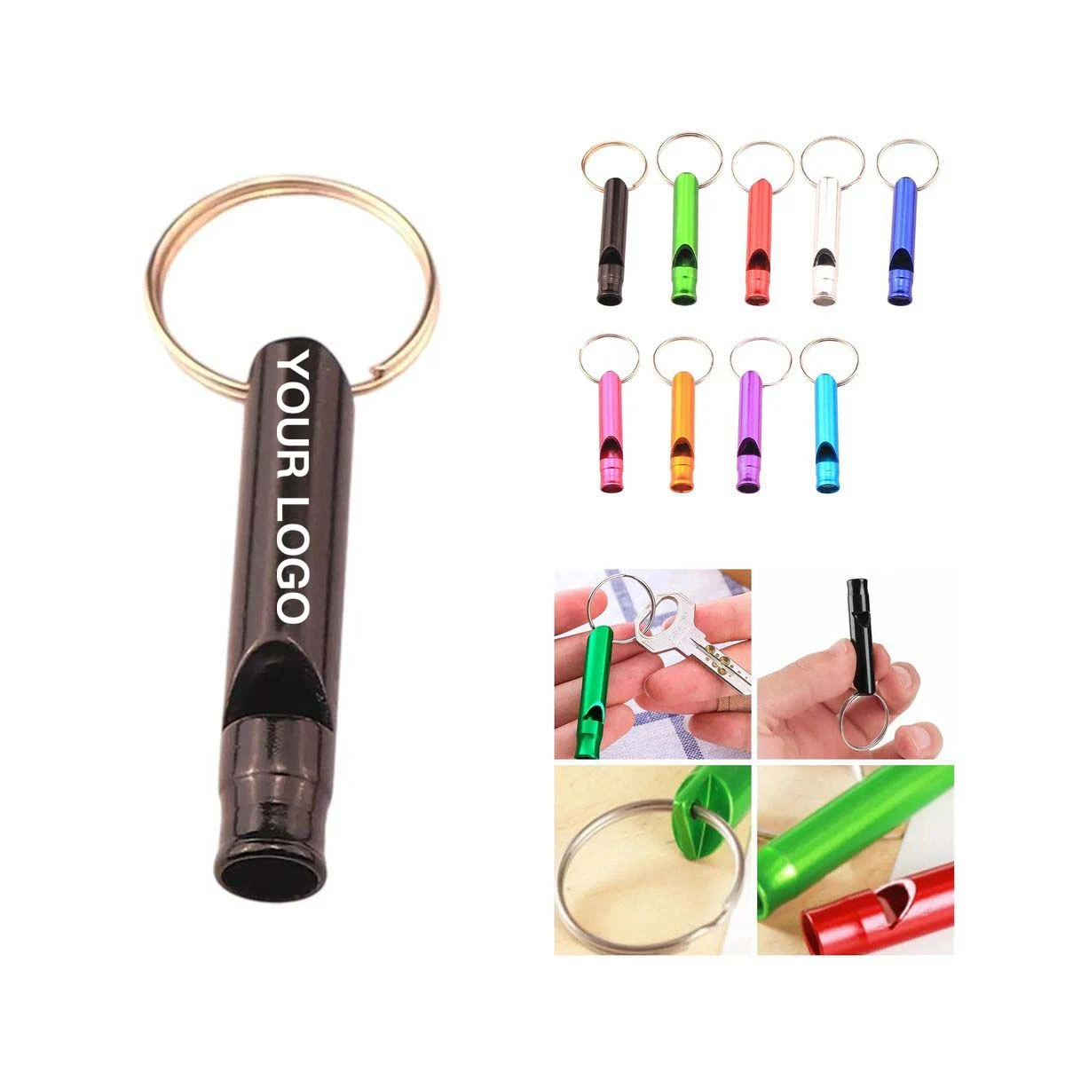 Portable Aluminum Whistle for Summer Camp 1